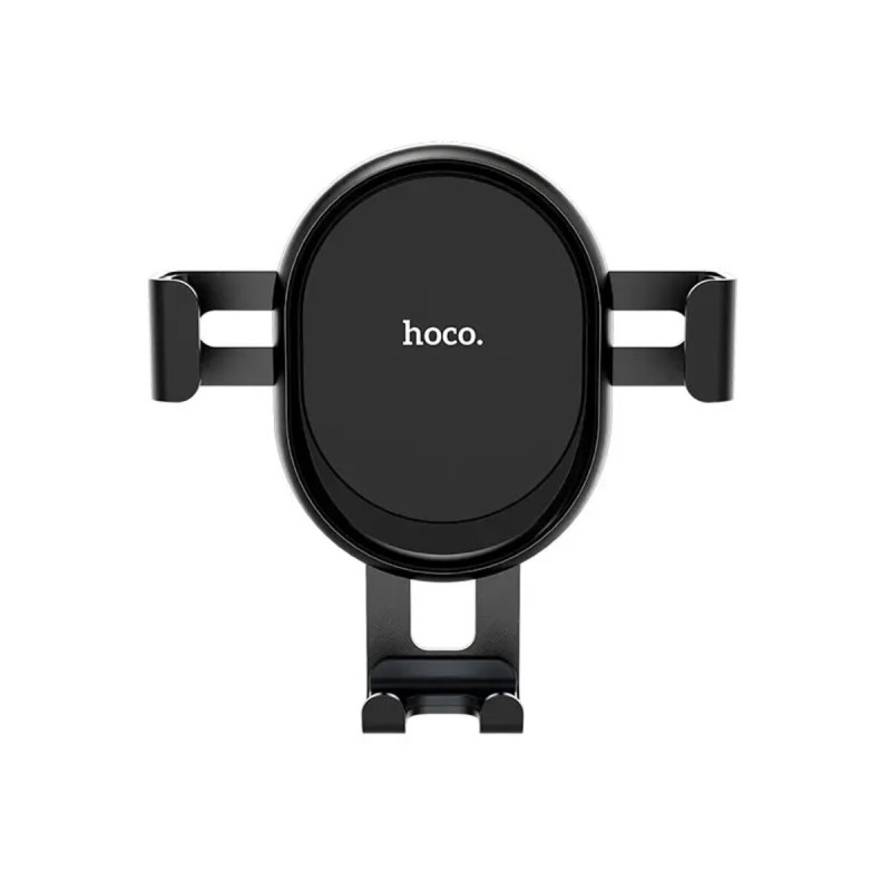 Тримач для мобільного HOCO CA56 Plus Armor metal gravity car holder Black Silver