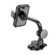 Тримач для мобільного HOCO H27 Rock push-type car holder(center console) Black gray
