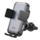 Тримач для мобiльного з БЗП HOCO HW9 Climber smart wireless charging car holder Black Gray