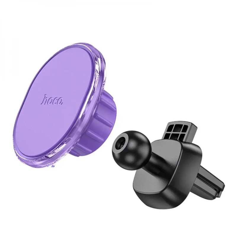 Тримач для мобільного HOCO H1 Crystal magnetic car holder(air outlet) Romantic Purple