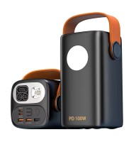 Повербанк С60 для ноутбука 60000 mAh 100W - Чорний