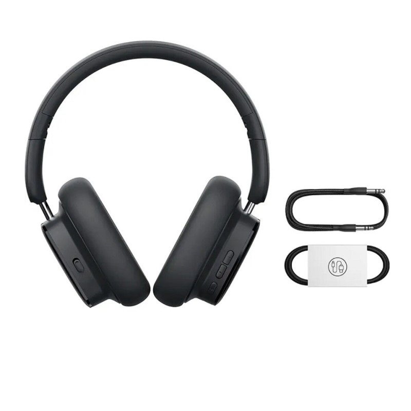 Навушники Baseus Bowie H1i Noise-Cancellation Wireless Headphones Cluster Black (A00050402113-00)