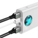 Зовнішній акумулятор Baseus Amblight Digital Display Fast Charge Power Bank 30000mAh White (PPLG000102)