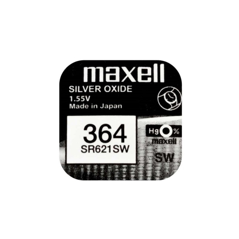 Батарейка MAXELL SR621SW 1PC EU MF (364) A 1шт (M-18292700) (4902580132224)