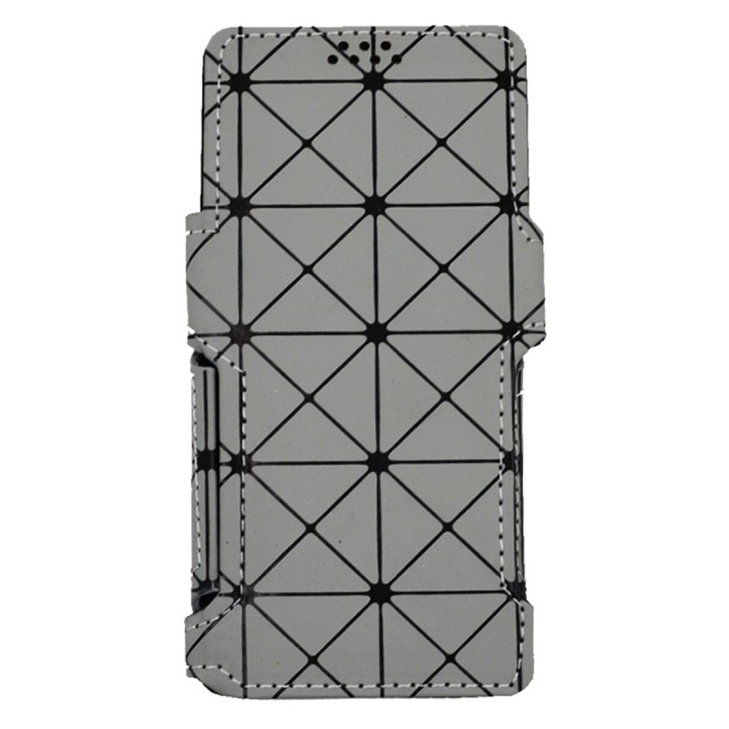 Чохол-книжка Cosmic Universal (18:9) 6,5" Ромб сірий (6,5RombGrey)
