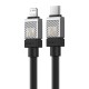 Кабель Baseus CoolPlay Series Fast Charging Cable Type-C to iP 20W 1m Black (CAKW000001)