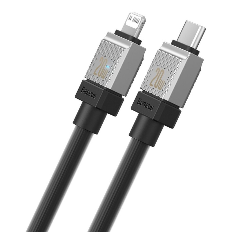 Кабель Baseus CoolPlay Series Fast Charging Cable Type-C to iP 20W 1m Black (CAKW000001)
