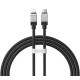 Кабель Baseus CoolPlay Series Fast Charging Cable Type-C to iP 20W 1m Black (CAKW000001)