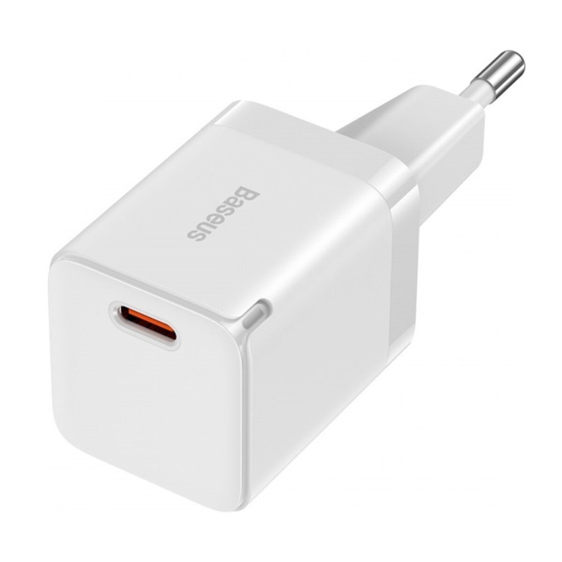 Мережевий зарядний пристрій Baseus GAN3 Fast Charger 1C 30W EU White (CCGN010102)