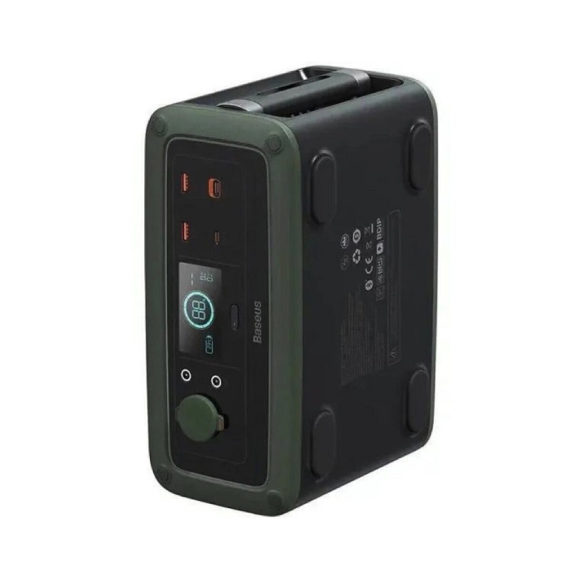 Портативна зарядна станція Baseus ioTa Series Portable Power Station 450W (DE/EU 220V) Cold Green (PPYT010206)