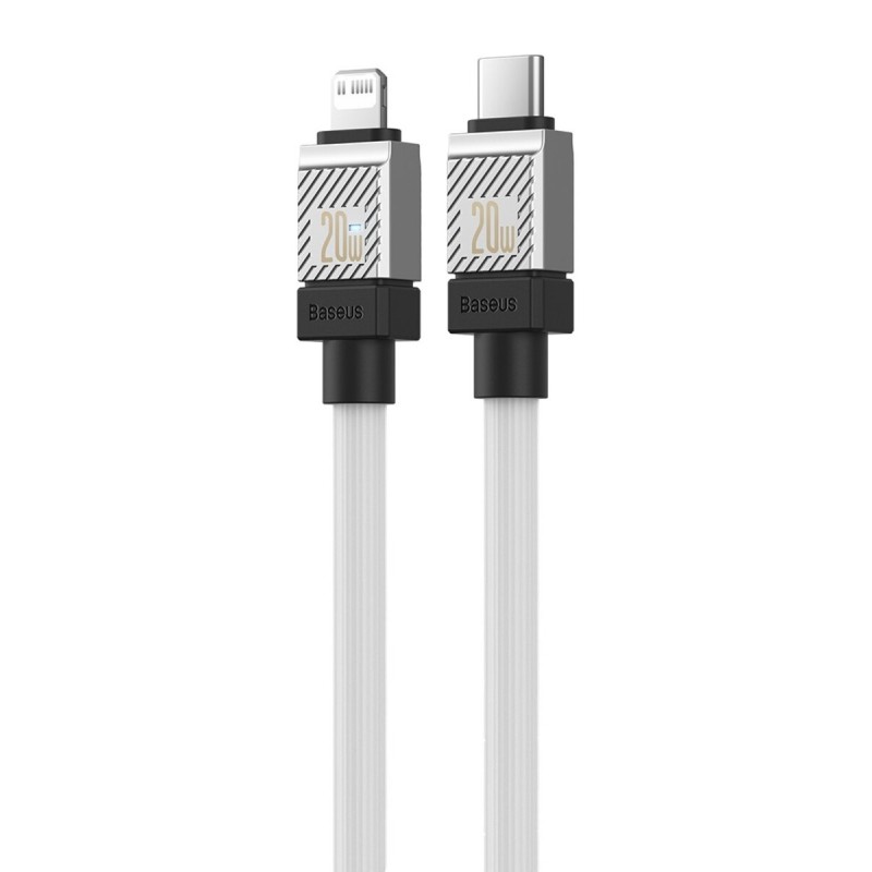 Кабель Baseus CoolPlay Series Fast Charging Cable Type-C to iP 20W 1m White (CAKW000002)