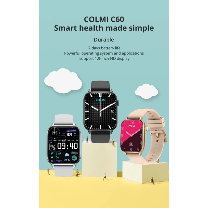 Смарт-годинник Colmi C60 Black (COLC60B)