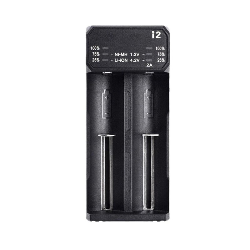 Зарядний пристрій ESSAGER Battery Charger with LED Indicator For 2 LED Black (ECDQ-I201)