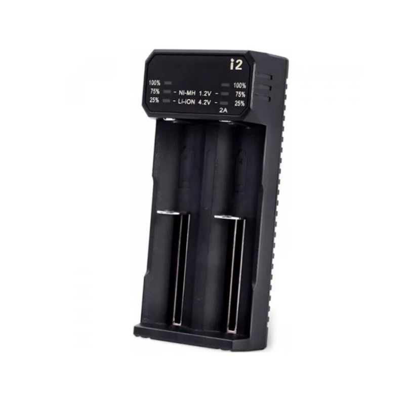 Зарядний пристрій ESSAGER Battery Charger with LED Indicator For 2 LED Black (ECDQ-I201)