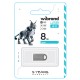 Flash Wibrand USB 2.0 Lynx 8Gb Silver (WI2.0/LY8M2S)