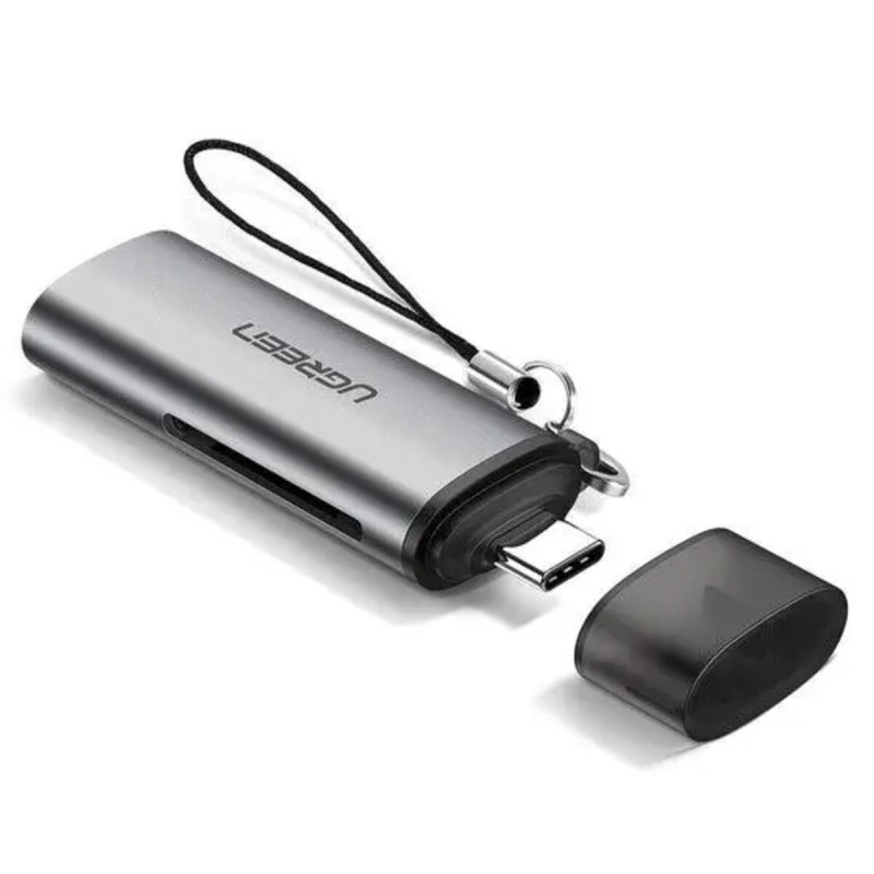 Картрідер UGREEN CM184 USB-C TF + SD Card Reader (UGR-50704) (UGR-50704)
