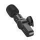 Мікрофон-петличка BOROFONE BFK12 Trophy lavalier wireless digital microphone iP Black (6941991106385)