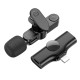 Мікрофон-петличка BOROFONE BFK12 Trophy lavalier wireless digital microphone iP Black (6941991106385)