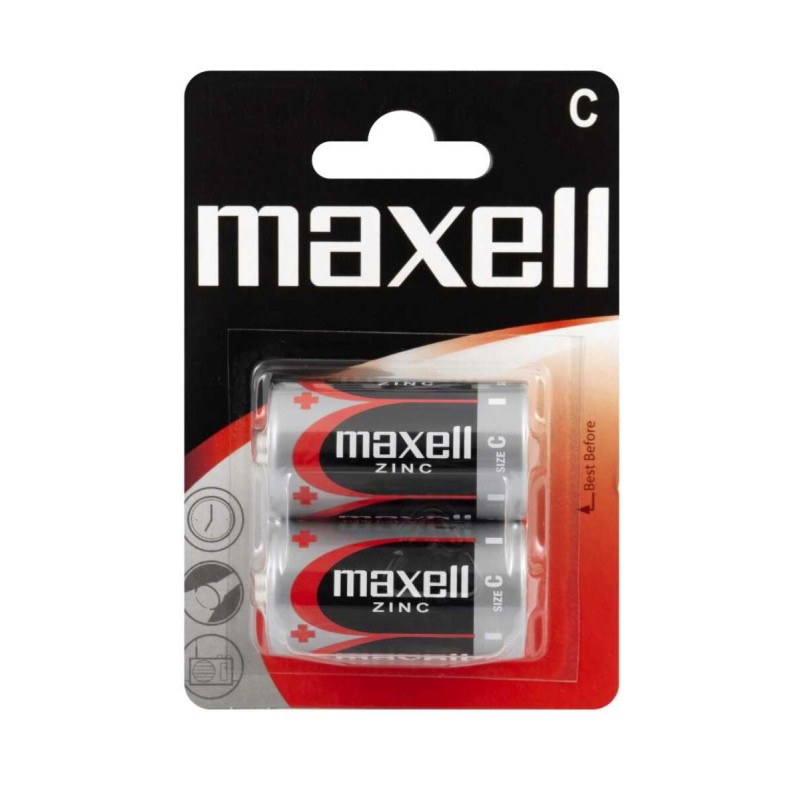 Батарейка MAXELL R14 2PK BLIST 07 2шт (M-774403.04.EU) (4902580152154)