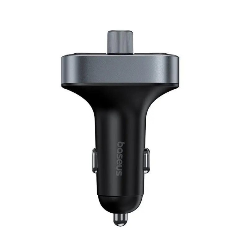 АЗП з FM-модулятором Baseus S-09 Lite Series Car FM Transmitter Cluster Black (C10762300113-00)