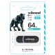 Flash Wibrand USB 2.0 Panther 64Gb Black (WI2.0/PA64P2B)
