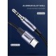 Кабель UGREEN AV143 Round USB-C Audio Cable 3.5mm M/M Aluminum Shell 1m (Deep Gray)(UGR-30633) (UGR-30633)