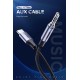 Кабель UGREEN AV143 Round USB-C Audio Cable 3.5mm M/M Aluminum Shell 1m (Deep Gray)(UGR-30633) (UGR-30633)