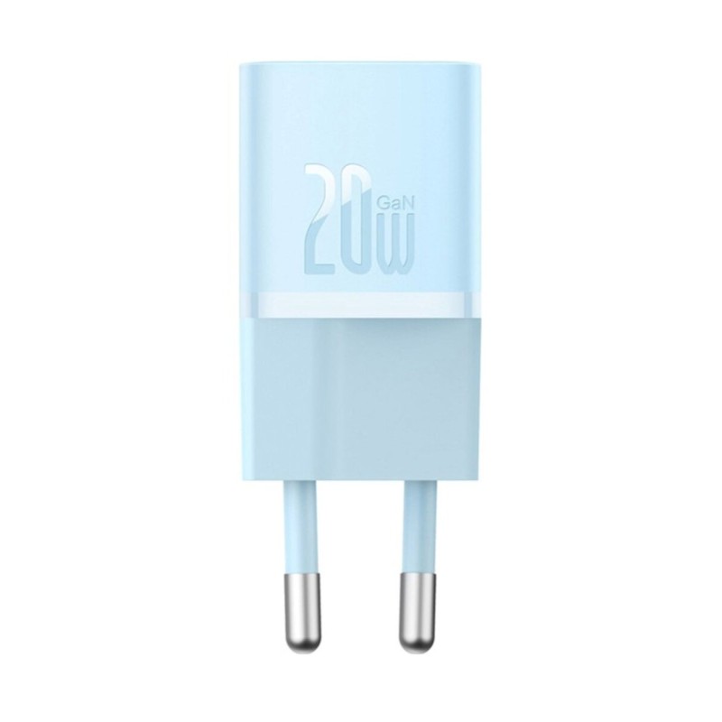 Мережевий зарядний пристрій Baseus GaN5 Fast Charger(mini) 1C 20W EU Blue (CCGN050103)