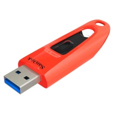 Flash SanDisk USB 3.0 Ultra 64Gb (130Mb/s) Red (SDCZ48-064G-U46R)