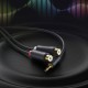 Аудіо кабель UGREEN AV109 3.5mm Male to 2RCA Female Cable 25cm (Gray)(UGR-10547) (UGR-10547)