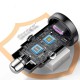 Автобільний зарядний пристрій ESSAGER Gyroscope Mini Charger USB-A + USB-A 30W Black (ECC2A-TL01)