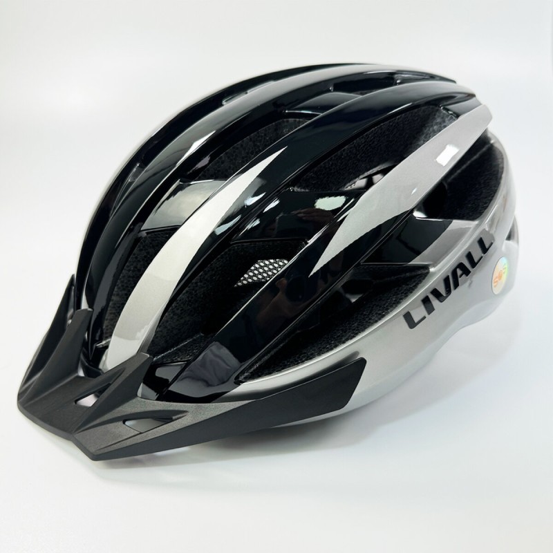 Захисний шолом Livall MT1 NEO (M) Black Grey (54-58см), акустика, мікрофон, сигнали поворотів та стопів, додаток, пульт BR80, Bluetooth (LIV-T0MT1N-6243)