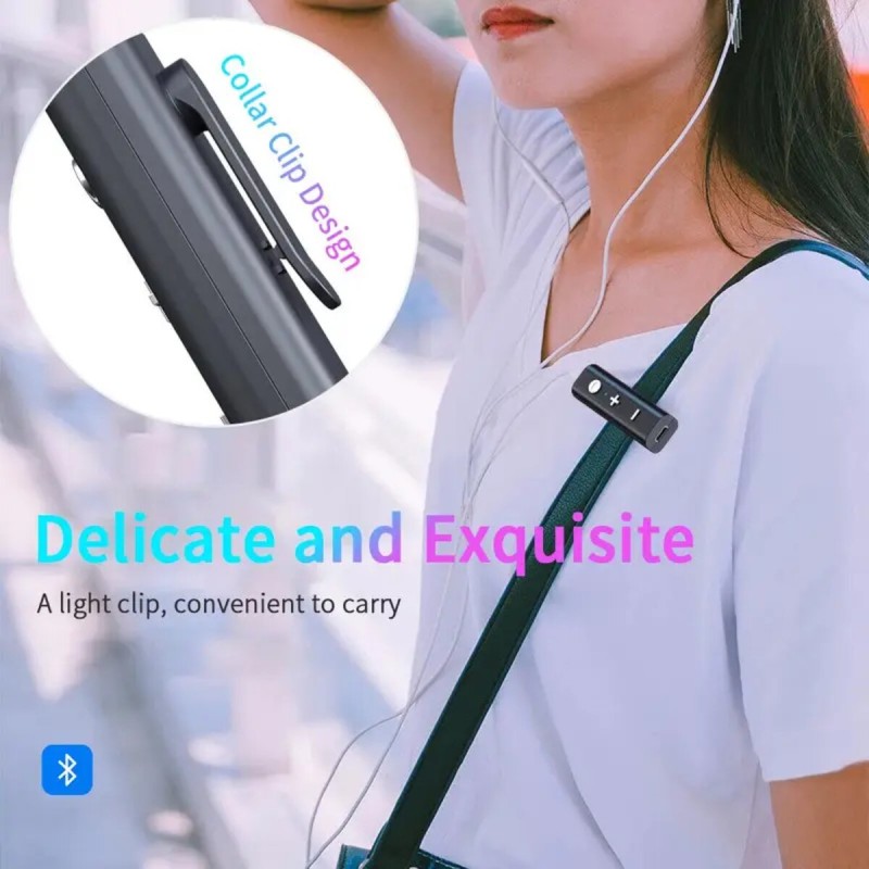 Bluetooth ресивер ESSAGER Acoustic BT5.0 Audio Receiver Black (ECJBJS-CY01)