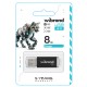 Flash Wibrand USB 2.0 Cougar 8Gb Black (WI2.0/CU8P1B)
