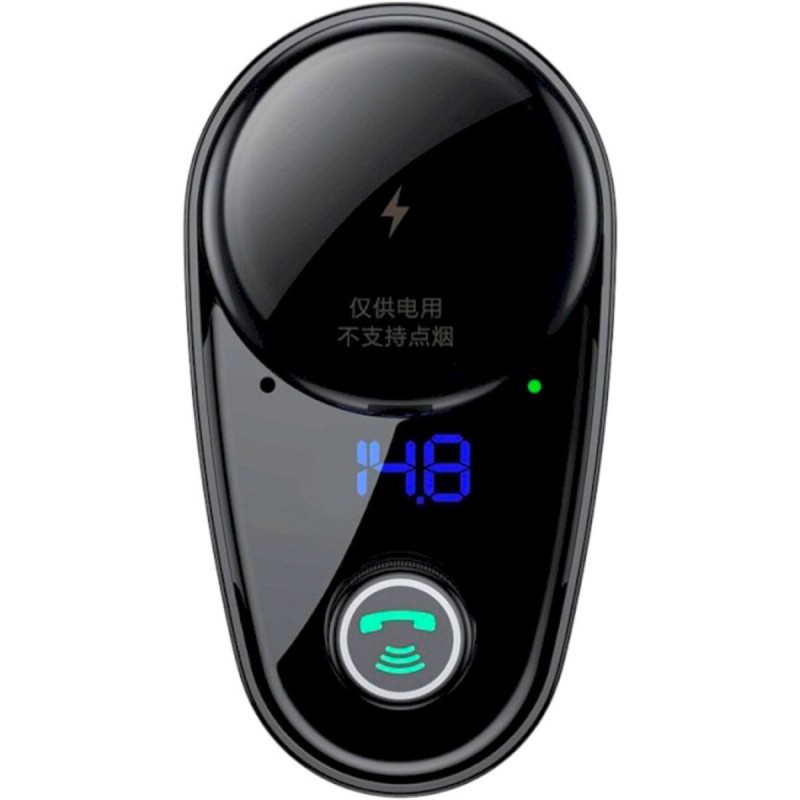 АЗП з FM-модулятор Baseus S-06 Car Bluetooth MP3 Player Black (CCHC000001)