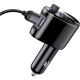 АЗП з FM-модулятор Baseus S-06 Car Bluetooth MP3 Player Black (CCHC000001)