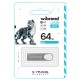 Flash Wibrand USB 2.0 Irbis 64Gb Silver (WI2.0/IR64U3S)