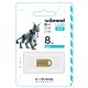 Flash Wibrand USB 2.0 Lynx 8Gb Gold (WI2.0/LY8M2G)