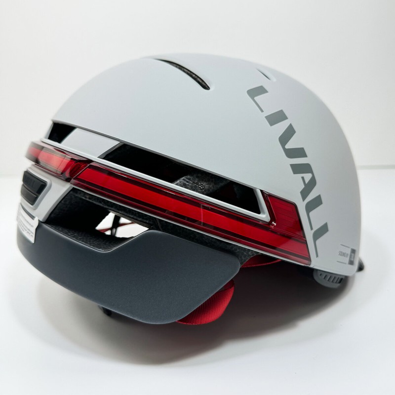Захисний шолом Livall BH51M NSO (L) Sandstone Grey (57-61см), акустика JBL, мікрофон, сигнали поворотів та стопів, додаток, пульт BR80, застібка, BT (LIV-JB51MN-4312)