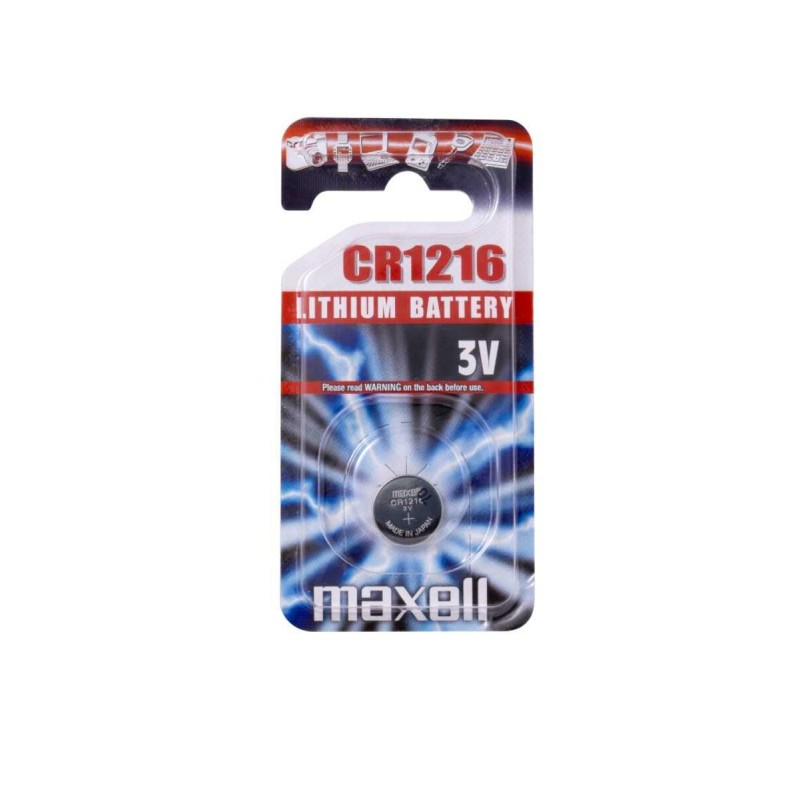 Батарейка MAXELL CR1216 1PC BLIST PK 1шт (M-11238800) (4902580104900)