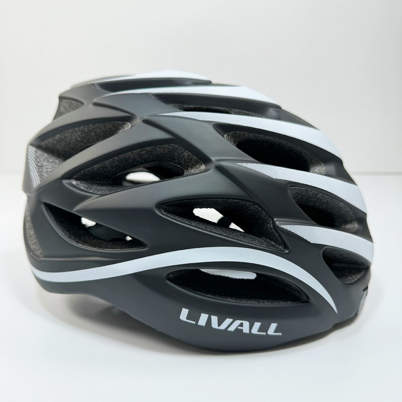 Захисний шолом Livall BH62 NEO (L) Black/White (55-61см), акустика, мікрофон, сигнали поворотів та стопів, додаток, пульт BR80, Bluetooth (ZHLIV-TBH62N-4041)