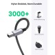 Кабель UGREEN US369 USB-A Male to USB-B 2.0 Printer Cable Alu Case with Braid 2m  (Black)(UGR-80803) (UGR-80803)