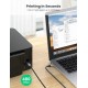 Кабель UGREEN US369 USB-A Male to USB-B 2.0 Printer Cable Alu Case with Braid 2m  (Black)(UGR-80803) (UGR-80803)