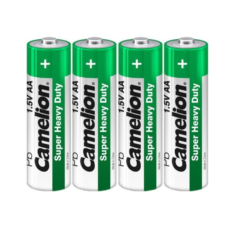Батарейка CAMELION Super Heavy Duty Green AA/R6 SP4 4шт (C-10100406) (4260033156457)