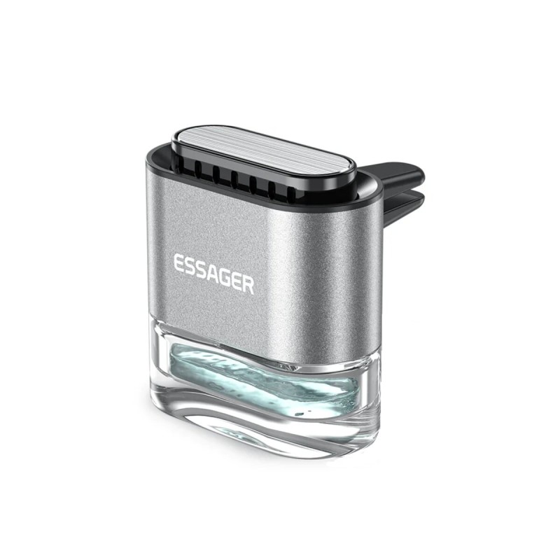Автомобільний освіжувач повітря ESSAGER CAR air outlet press type perfume bottle Silver (EXPCFA-HH10)