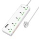 Мережевий подовжувач HOCO  AC13A Talento 5-position socket(1C3A) White (6942007607148 )