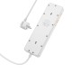 Мережевий подовжувач HOCO  AC13A Talento 5-position socket(1C3A) White (6942007607148 )