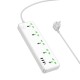 Мережевий подовжувач HOCO  AC13A Talento 5-position socket(1C3A) White (6942007607148 )