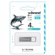 Flash Wibrand USB 2.0 Shark 4Gb Silver (WI2.0/SH4U4S)
