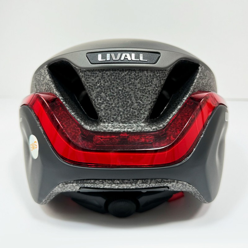 Захисний шолом Livall EVO21 (L) Dark Night (58-62см), передній та задній ліхтар поворотів та стопів, додаток, Bluetooth, пульт BR80 (LIV-LEVO21-5342)